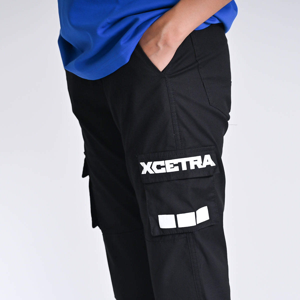 Black Unisex Cargo pants
