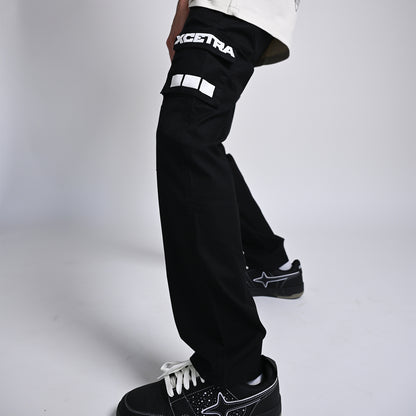 Black Unisex Cargo pants