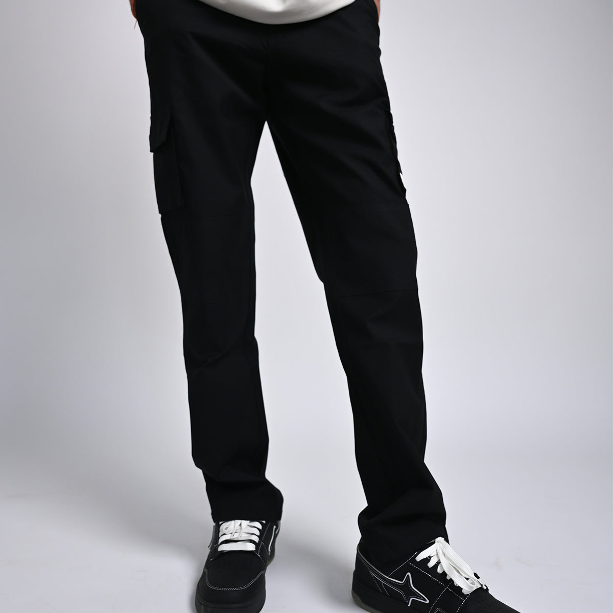 Black Unisex Cargo pants