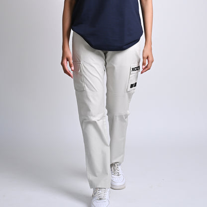 Ostrich White Unisex Cargo Pants